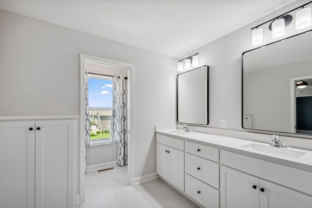 14221 Aspen Ave, Rosemount, MN 55068 - bathroom with double vanity and baseboards