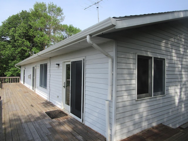 32468 County Highway 27, Elizabeth Twp, MN 56534 - view of wooden terrace