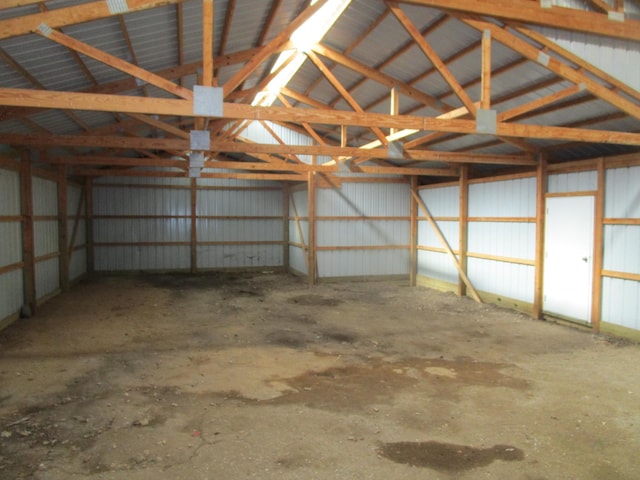 32468 County Highway 27, Elizabeth Twp, MN 56534 - garage featuring metal wall