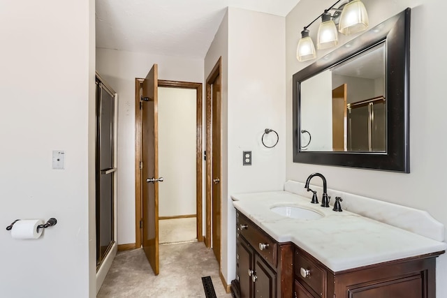8210 208th St W, Lakeville, MN 55044 - full bath featuring vanity and a shower with door