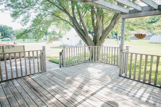 600 Venn St, Sherburn, MN 56171 - view of deck