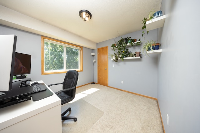 10815 Matthew Dr, Chisago City, MN 55013 - home office featuring baseboards