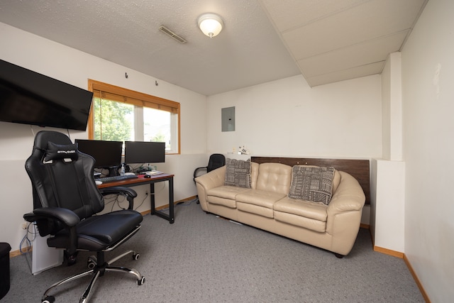 10815 Matthew Dr, Chisago City, MN 55013 - office area with electric panel and carpet