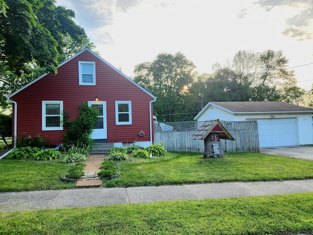 1302 Clark St, Albert Lea, MN 56007 - view of front of house featuring entry steps, driveway, and an outdoor structure