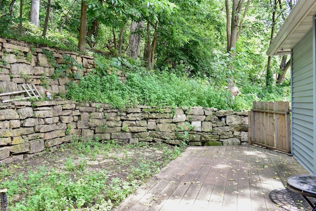 108 Hill St, Fountain City, WI 54629 - view of deck