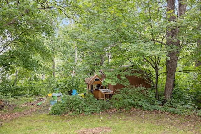 1902 3rd Ave, Grand Rapids, MN 55744 - view of yard with a forest view