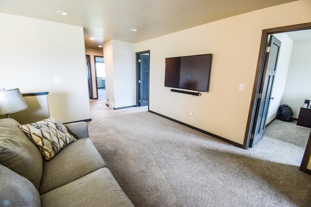 412 Hampton Dr W, Moorhead, MN 56560 - living area with light carpet and recessed lighting