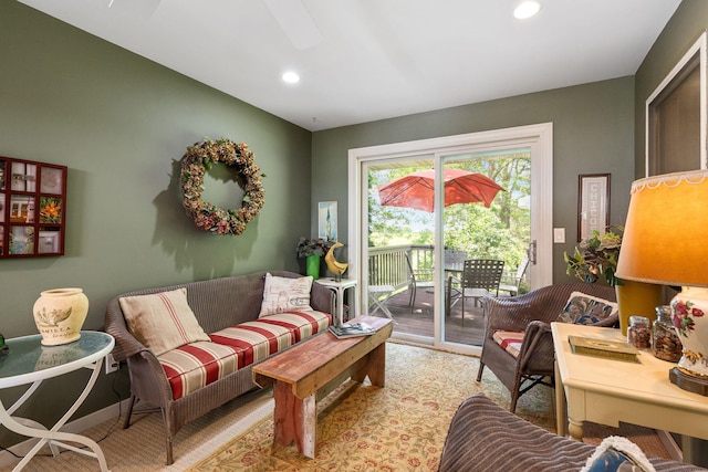 56668 145th Ave, West Concord, MN 55985 - living room with recessed lighting