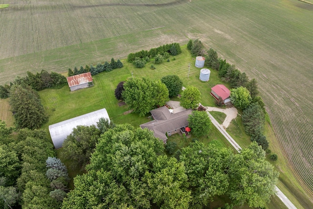 56668 145th Ave, West Concord, MN 55985 - aerial view of property and surrounding area featuring rural landscape and rows of crops