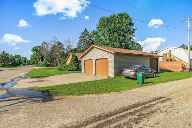 302 3rd Ave N, Bowlus, MN 56314 - view of detached garage