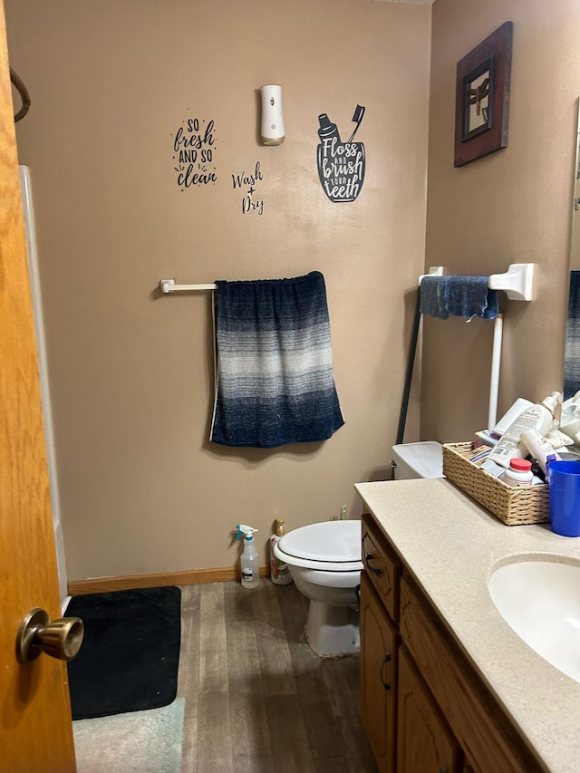 3324 131st Ln NW, Coon Rapids, MN 55448 - bathroom with wood finished floors and vanity