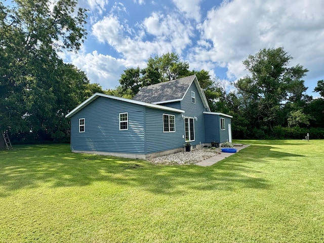 2812 150th St, Maxwell Twp, MN 56232 - view of home's exterior with a lawn