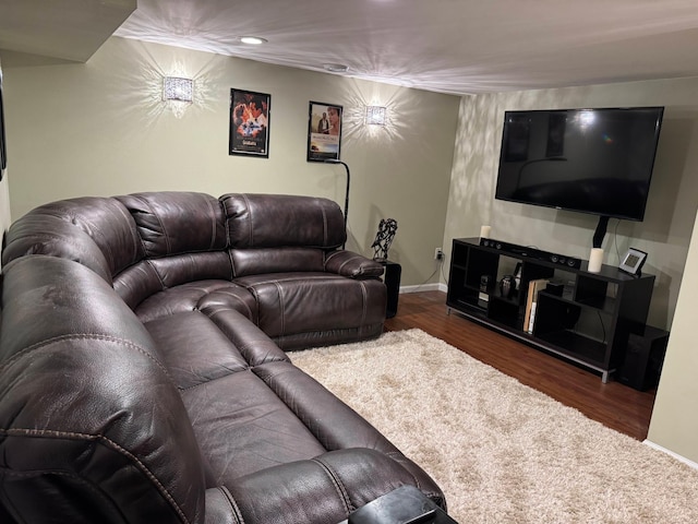 14158 185th Ave NE, Smiley Twp, MN 56701 - living area featuring recessed lighting and wood finished floors