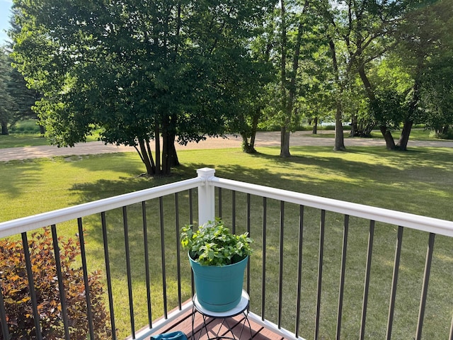 14158 185th Ave NE, Smiley Twp, MN 56701 - view of balcony