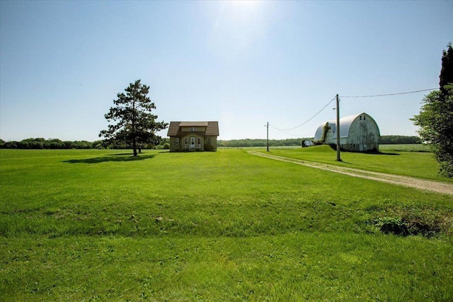N7420 110th St, Spring Lake Twp, WI 54767 - view of green lawn featuring an outdoor structure