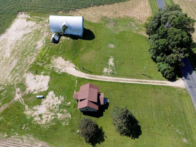 N7420 110th St, Spring Lake Twp, WI 54767 - aerial view of property's location featuring rural landscape and extensive farmland