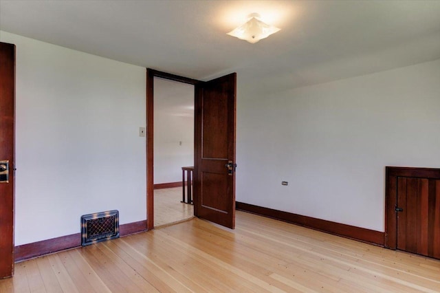 N7420 110th St, Spring Lake Twp, WI 54767 - spare room with baseboards and light wood-style floors
