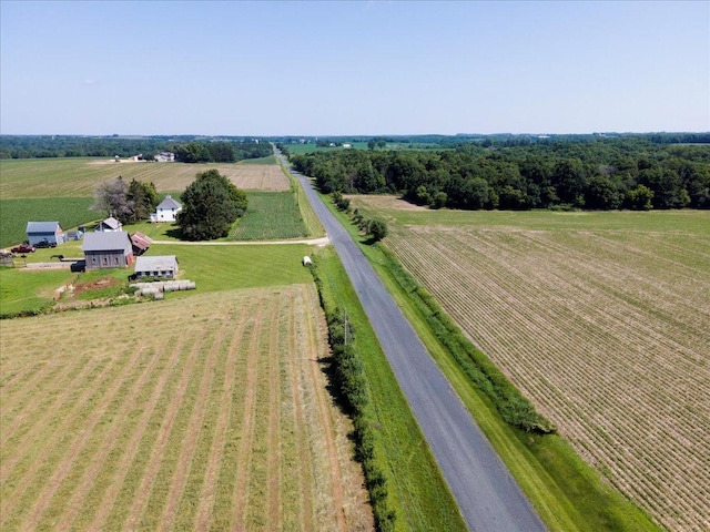 N7420 110th St, Spring Lake Twp, WI 54767 - aerial view of sparsely populated area with farmland