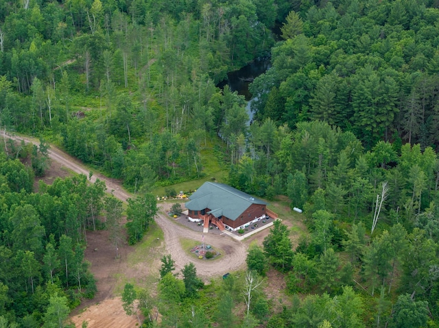 N5020 Red Pine Trl, Evergreen Twp, WI 54801 - view of property location featuring a heavily wooded area
