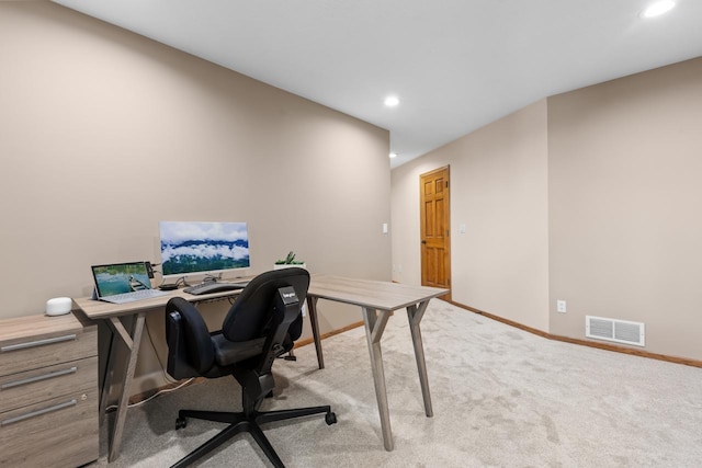 11280 Bluestem Ln, Eden Prairie, MN 55347 - carpeted office space featuring baseboards and recessed lighting
