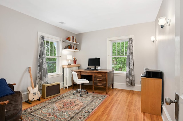 901 42nd St, Minneapolis, MN 55409 - office with healthy amount of natural light and wood finished floors