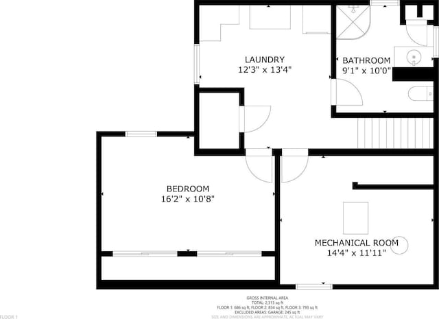 901 42nd St, Minneapolis, MN 55409 - view of property floor plan