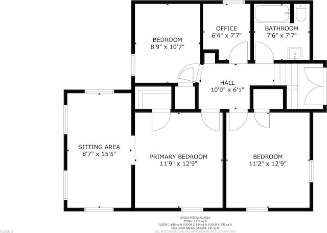 901 42nd St, Minneapolis, MN 55409 - view of home floor plan