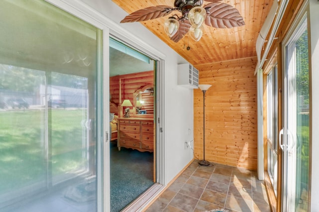 315 Park Lake Blvd Unit 104, Detroit Lakes, MN 56501 - unfurnished sunroom with a wall unit AC