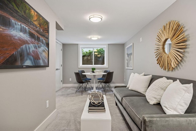 4510 Arden Ave, Edina, MN 55424 - living area with baseboards and carpet floors