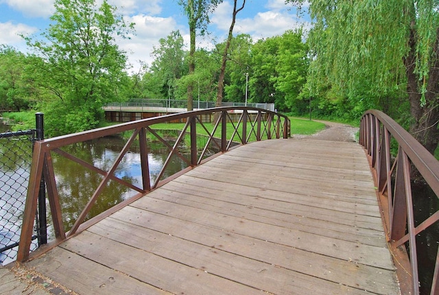 4510 Arden Ave, Edina, MN 55424 - dock area with a deck