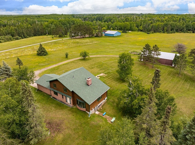 9614 Hayes Rd, Mountain Iron, MN 55768 - view of subject property with a heavily wooded area