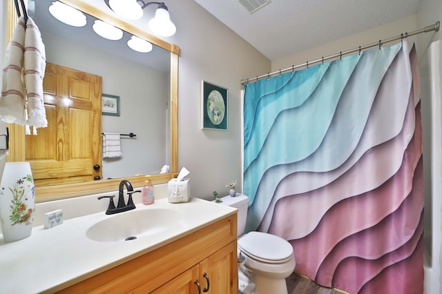 30467 Lakeview Dr, Breezy Point, MN 56472 - bathroom with vanity and a shower with shower curtain