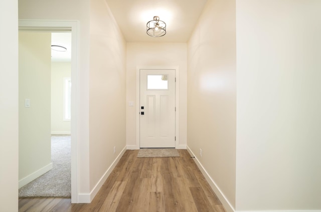 2529 Elmcroft Dr SW, Rochester, MN 55902 - entryway featuring light wood-type flooring and baseboards