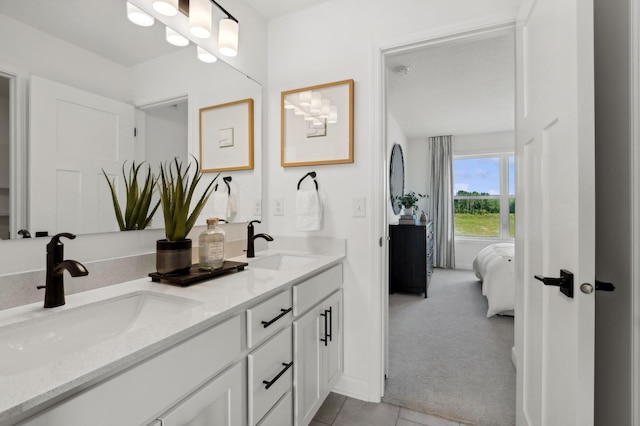 2548 Aspen Ct, Shakopee, MN 55379 - ensuite bathroom with double vanity and tile patterned floors