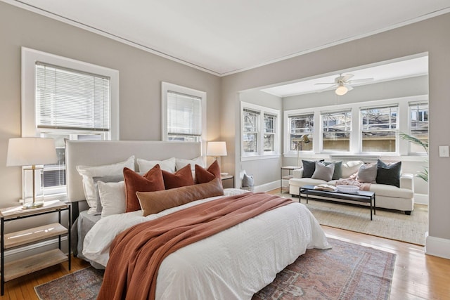 1770 Humboldt Ave S Unit 1, Minneapolis, MN 55403 - bedroom featuring wood finished floors and ornamental molding