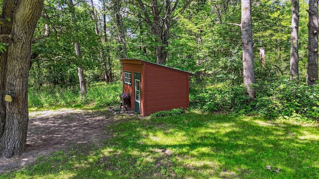 4745 Patterson Trl, Brainerd, MN 56401 - view of shed with a forest view