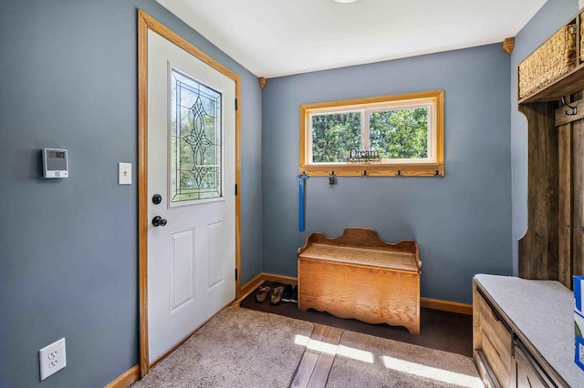 4745 Patterson Trl, Brainerd, MN 56401 - mudroom with baseboards and carpet