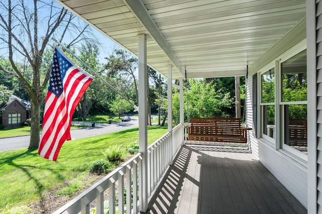621 Twelve Oaks Ln, Hudson, WI 54016 - porch with a lawn