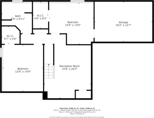621 Twelve Oaks Ln, Hudson, WI 54016 - view of floor plan / room layout