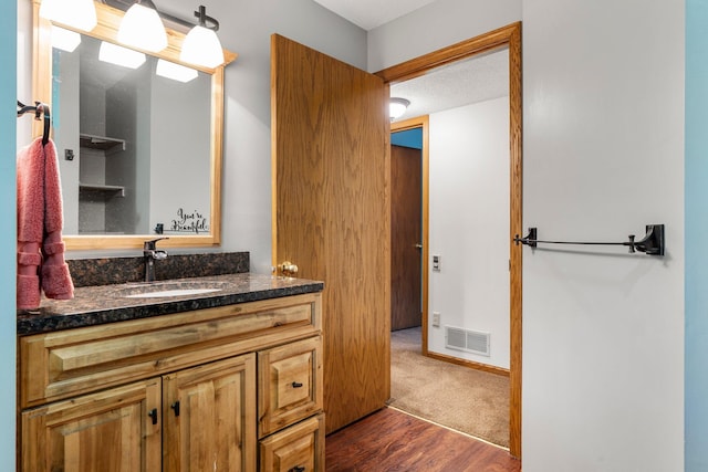 621 Twelve Oaks Ln, Hudson, WI 54016 - bathroom featuring vanity and wood finished floors