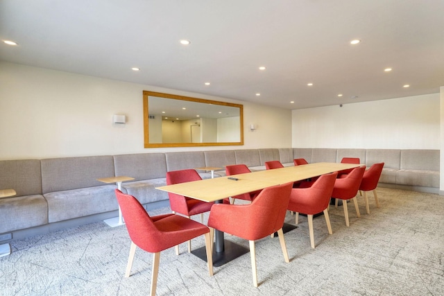 121 Washington Ave S Unit 513, Minneapolis, MN 55401 - carpeted dining area with recessed lighting