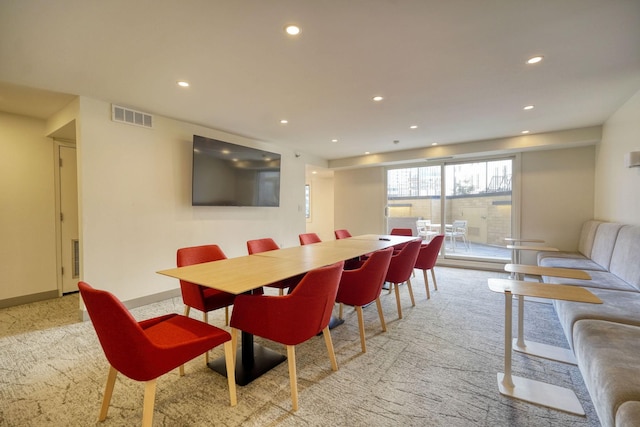121 Washington Ave S Unit 513, Minneapolis, MN 55401 - dining space featuring recessed lighting and baseboards