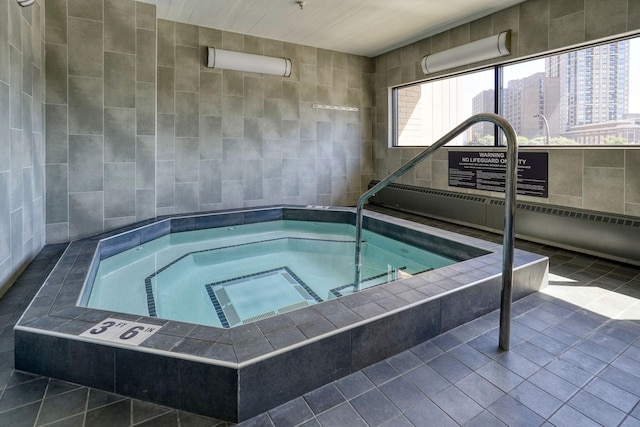 121 Washington Ave S Unit 513, Minneapolis, MN 55401 - view of pool with an in-ground hot tub and a swimming pool