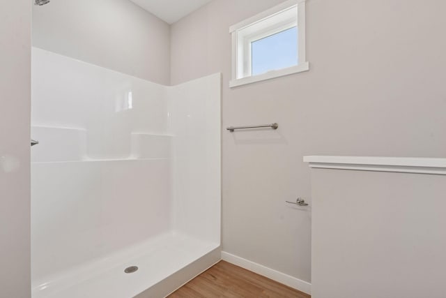2728 229th Ln NW, Saint Francis, MN 55070 - full bath with a shower and wood finished floors