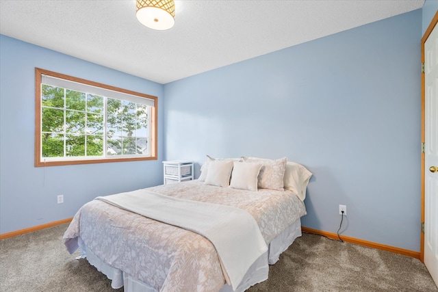 8731 Quarry Ridge Ln Unit B, Woodbury, MN 55125 - carpeted bedroom with baseboards and a textured ceiling