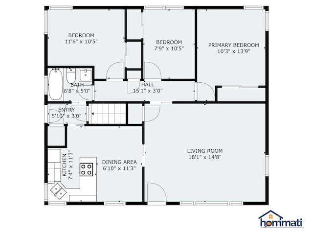 1917 2nd Ave NW, Austin, MN 55912 - view of home floor plan