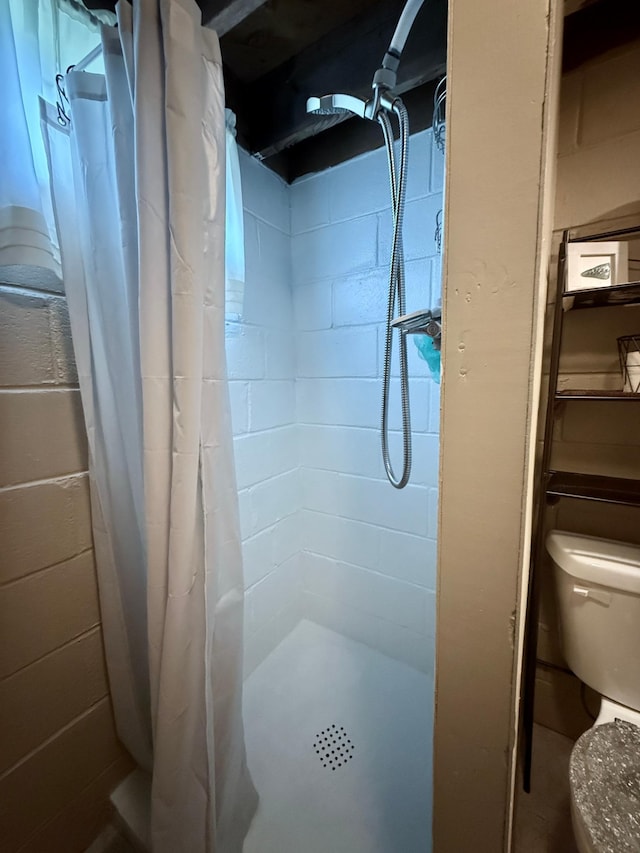 905 Clausen Ave, Albert Lea, MN 56007 - bathroom featuring a stall shower and toilet