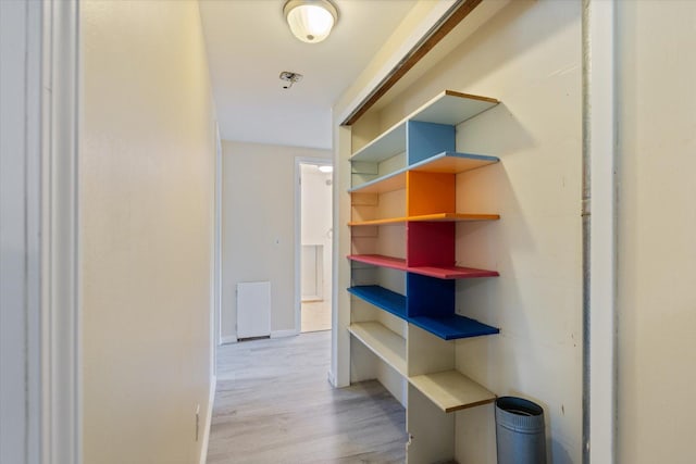 602 8th St NW, Chisholm, MN 55719 - hallway with light wood finished floors and baseboards