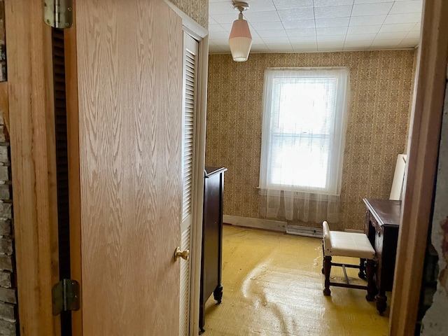 16140 Central Ave NE, Ham Lake, MN 55304 - sitting room with wallpapered walls