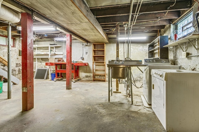 3916 37th Ave S, Minneapolis, MN 55406 - basement featuring independent washer and dryer